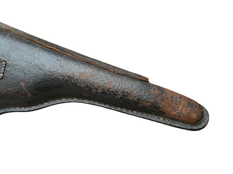 WWI P08 Artilery Leather Holster and cleaning rod