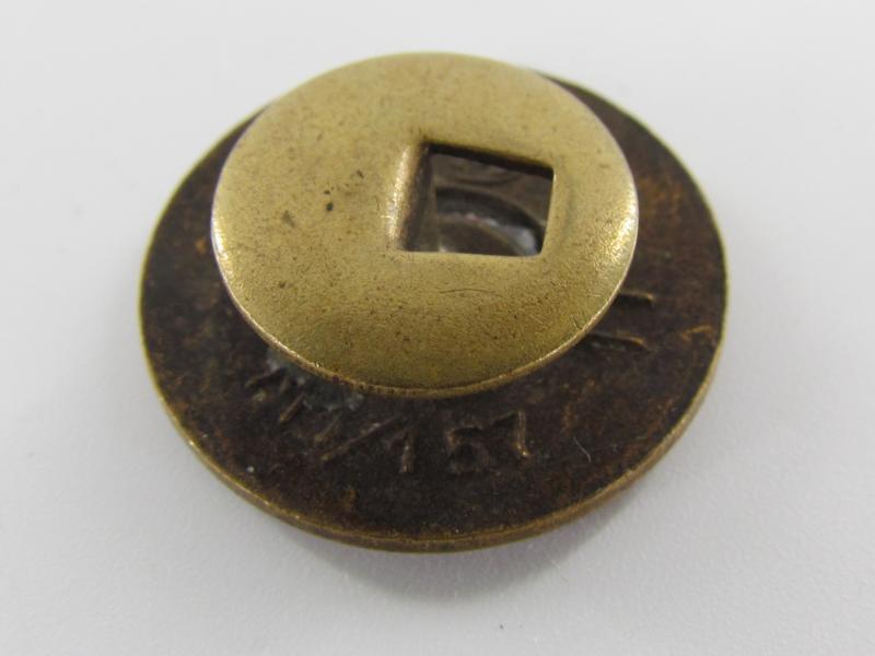 N.S.D.A.P Member Party badge. RZM M1/157 (Buttonhole variant.)