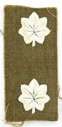 US WW2 Cloth Rank Insignia 'Lieutenant Colonel'
