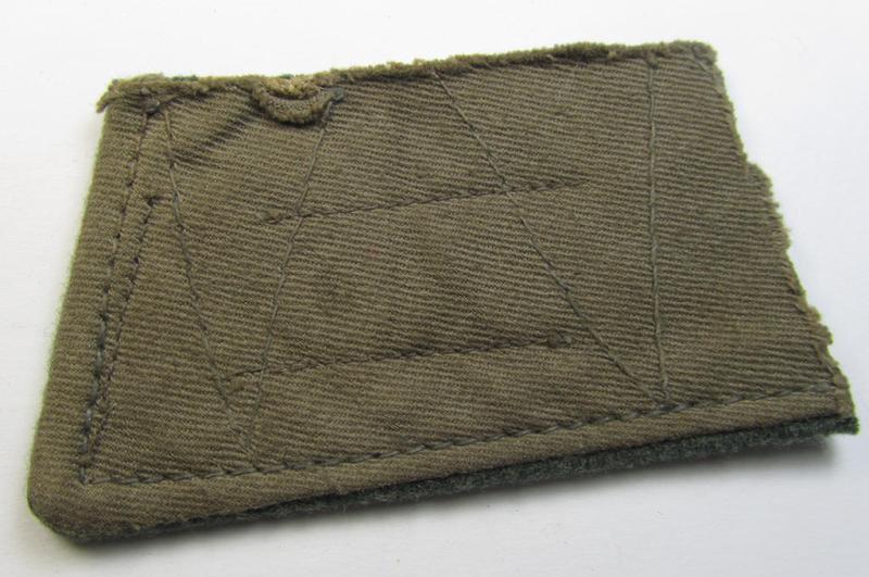 Interesting - albeit single! - 'cut-off' WH (Heeres) early- (ie. mid-war-) period EM-type collar-tab (ie.: 'Einheitskragenspiegel') being of the 'generic-type' as used by all branches of the: 'Deutsche Wehrmacht'