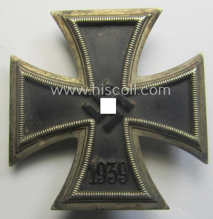 'Eisernes Kreuz 1. Klasse' (ie. Iron Cross 1st class) being an early-pattern (and non-maker-marked) example by the: 'Wilh. Deumer'-company that comes complete in its specific etui as issued and recently found
