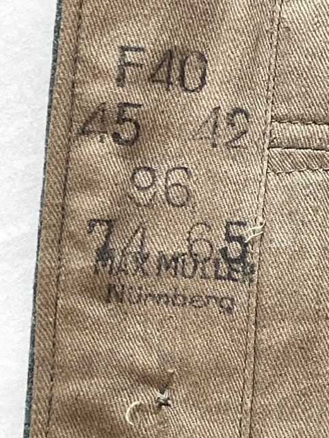 EXCELLENT WWII GERMAN COMBAT PANZER ENLISTED MANS M36 TUNIC