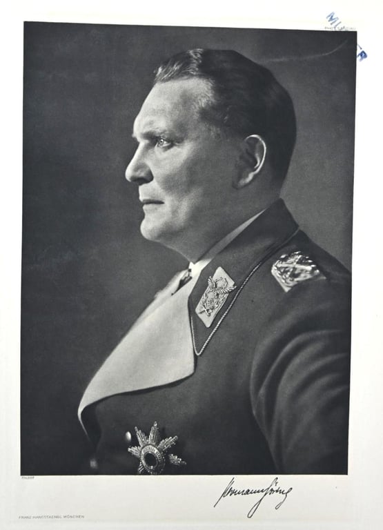 German Proof Example Portrait Print/Litho of Reichsmarshall Hermann Göring
