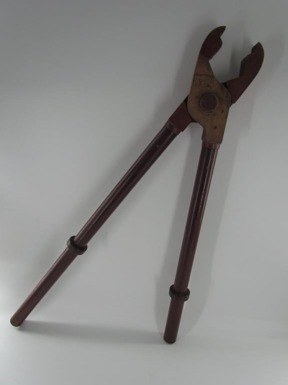Wehrmacht Pioneer Wooden High Voltage Pliers In a Bag