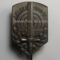 WHW- (ie. 'Winterhilfswerke'- ie. 'Opferschiessen'-) related commemorative lapel-pin...