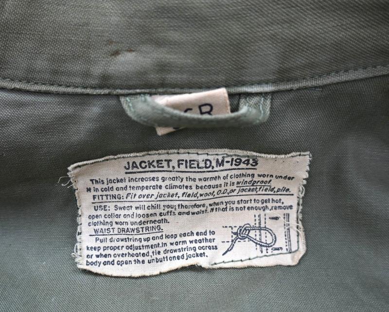 US WW2 M-1943 Painted Combat Tunic