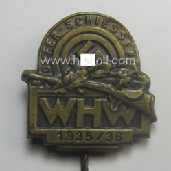 WHW- (ie. 'Winterhilfswerke'- ie. 'Opferschiessen'-) related commemorative lapel-pin...