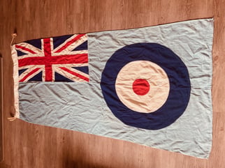 AUTHENTIC PANEL STICHED BRITISH WARTIME WW2 RAF STATION...