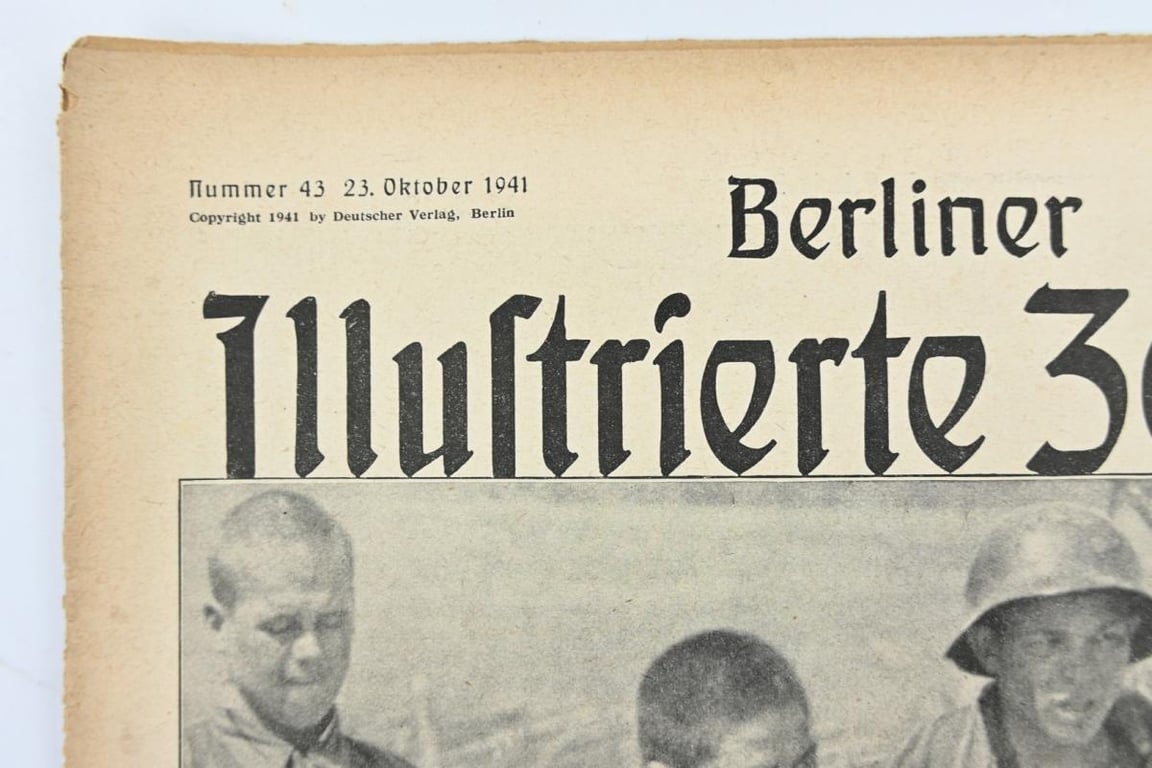 German Berliner Illustrierte Zeitung Newspaper 1941