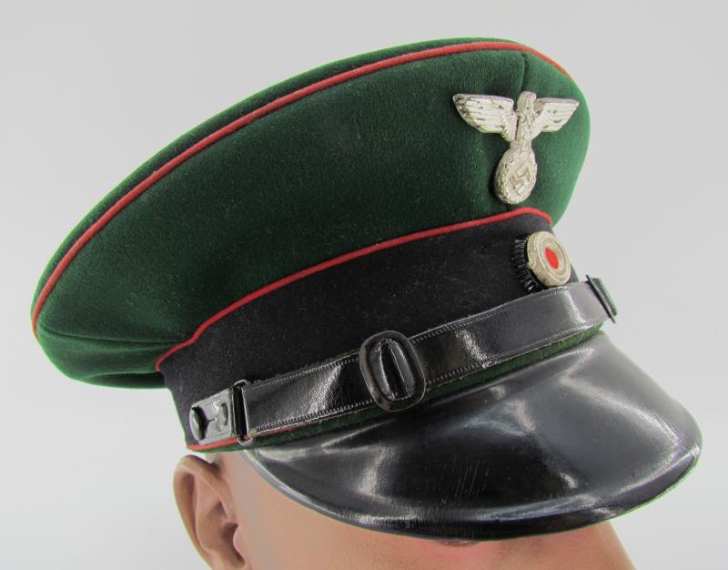 Third Reich Prison Officials Visor Cap