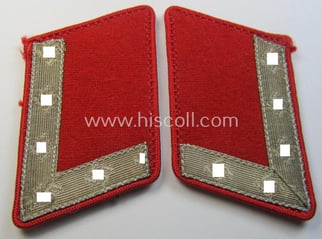 Fully matching pair of N.S.D.A.P.-type collar-patches (ie. 'Kragenspiegel...