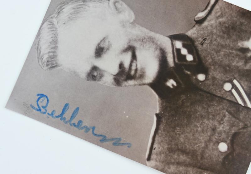Signature of Waffen-SS KC Recipient 'Klemens Behler'