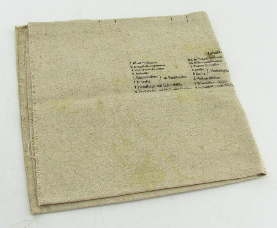 Rare Luftwaffe Aircraft Medical Pack Cover (Sanitätspack für Flugzeuge) – 1944