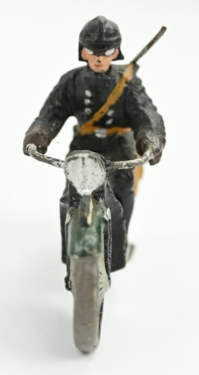 German Elastolin Toy Figure 'NSKK Motorfahrer'