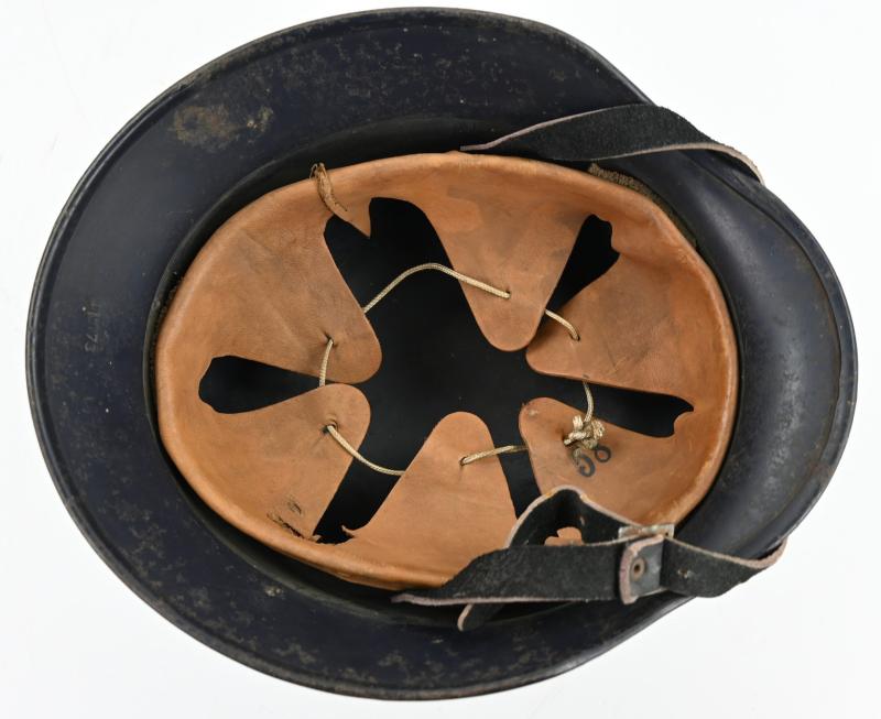 German M35 Luftschutz Beaded Helmet