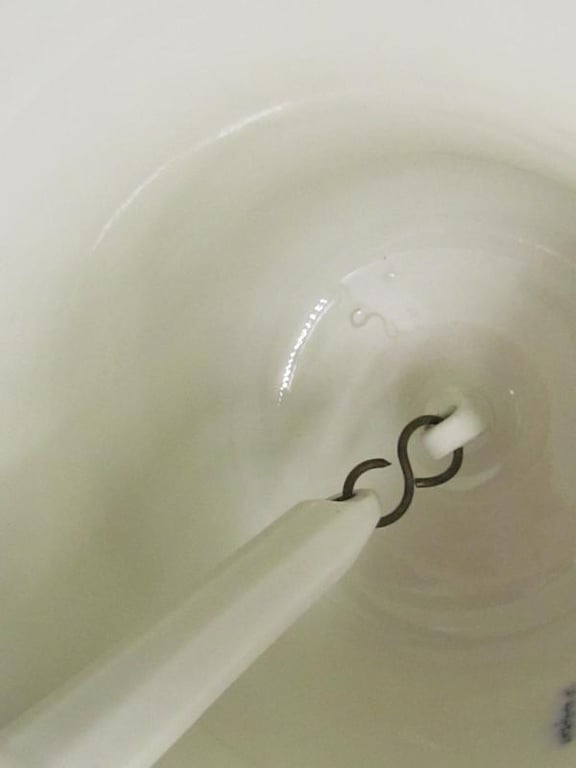 Berlin Porcelain Olympic Games 1936 Bell + Wooden Base