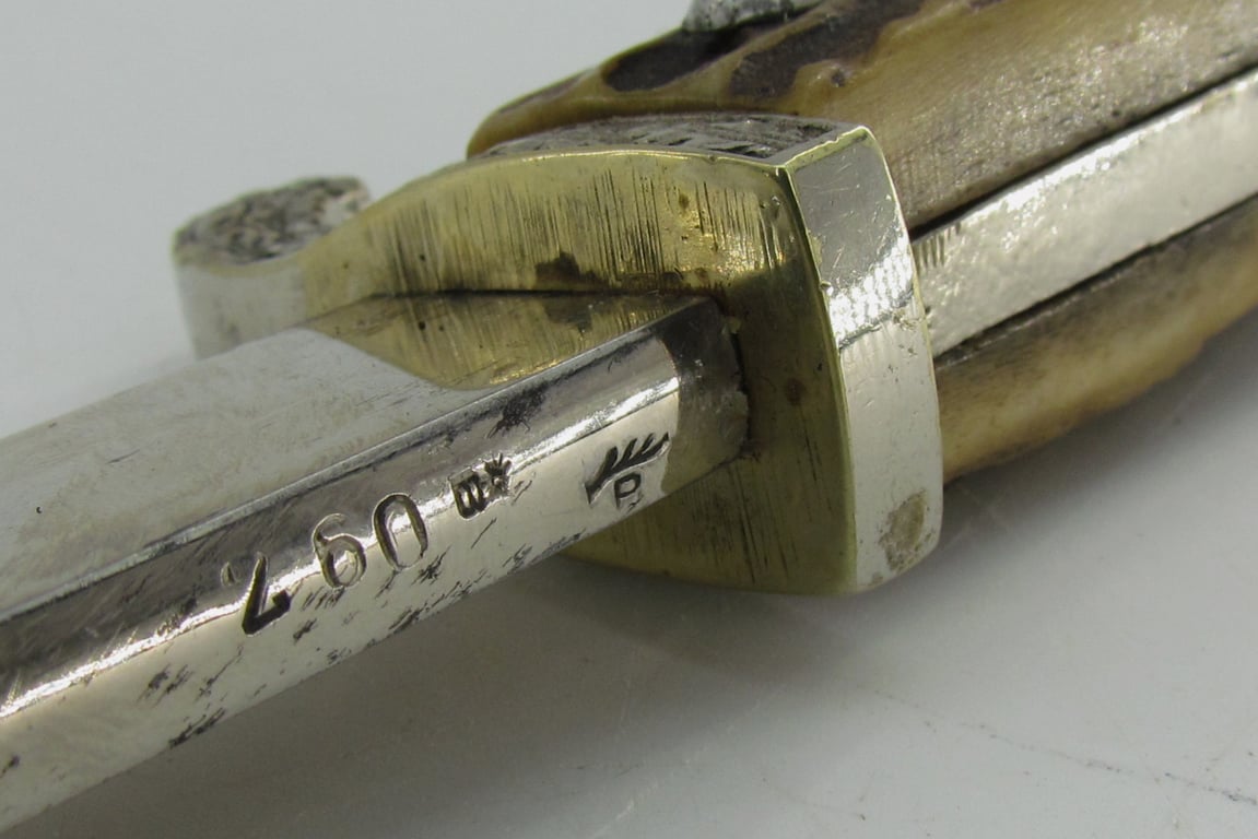 Matching Unit Marked Police Long Bayonet by by Carl Eickhorn, Solingen.