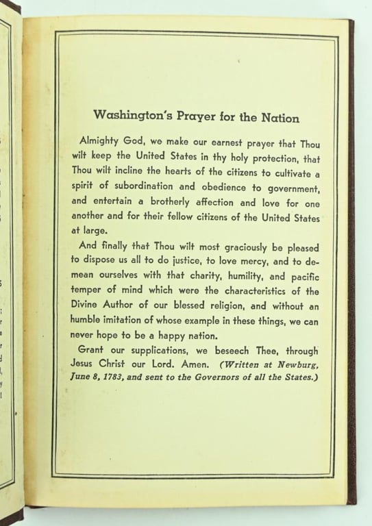 US WW2 Song and Service Book