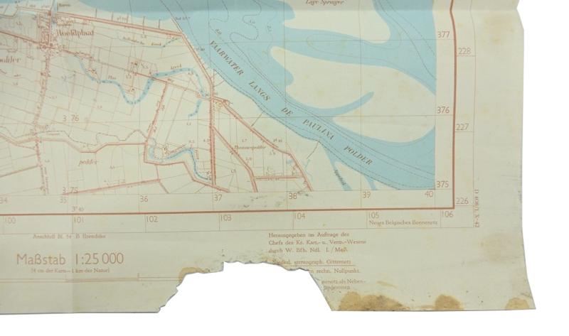 German Mapcard of 'Oost-Souburg Holland