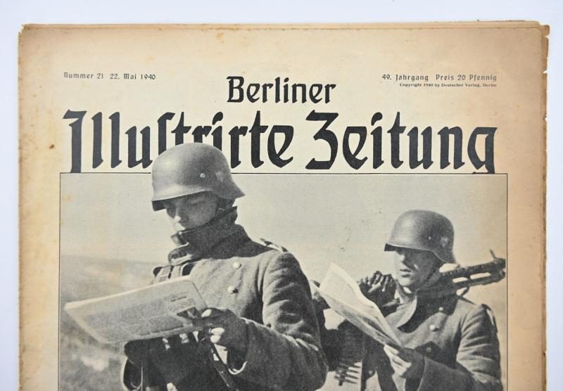 German Berliner Illustrierte Zeitung Newspaper 1940