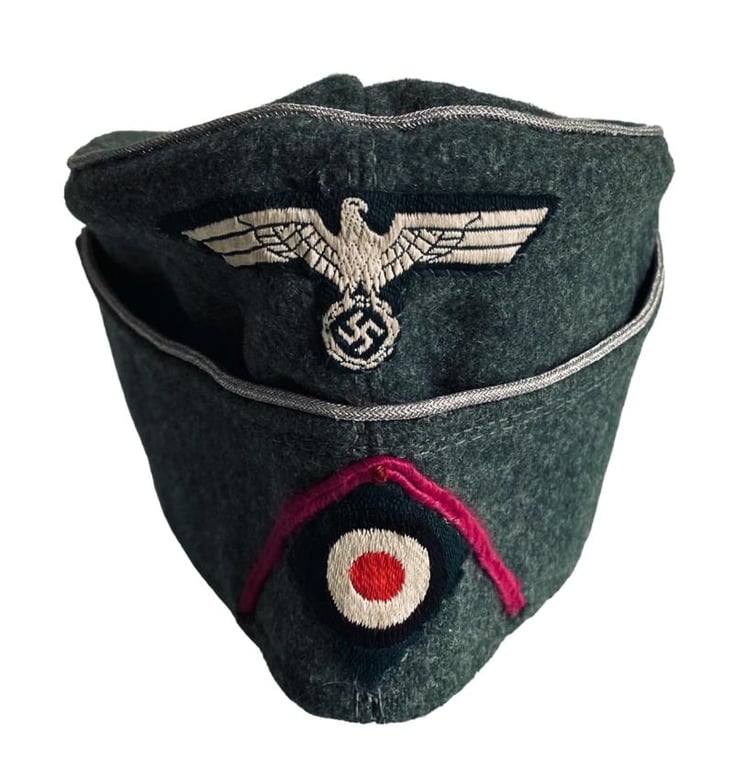 Wehrmacht Nebelwerfer Truppen (Smoke Troops) Officers Overseas Cap...Mint!