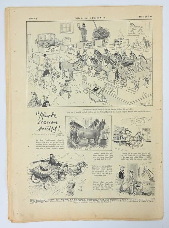 German Magazine "Illustrierte Beobachter" Dated 10 October 1940