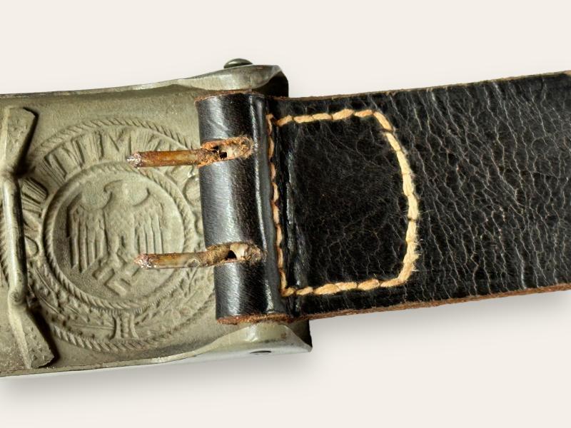 WH (HEER) Steel Belt Buckle -Hermann Knöller-
