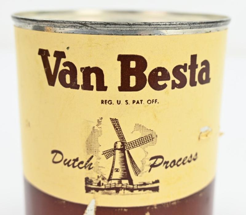 US WW2 Coco Powder Tin Can