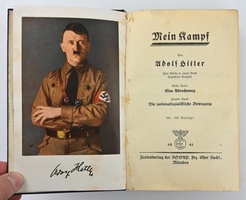 German Adolf Hitler Mein Kampf Book 1941