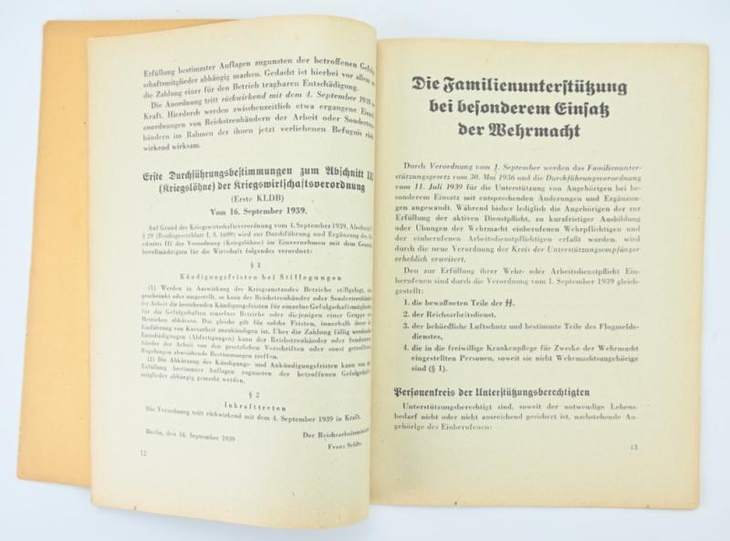 German DAF Organisation booklet Set