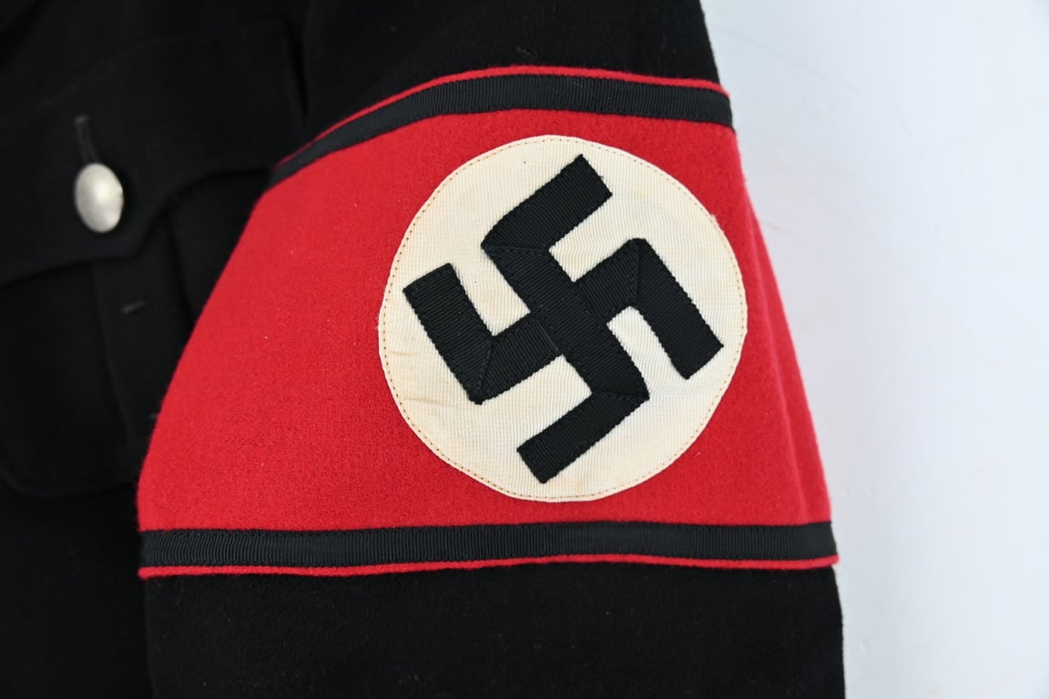 German Allgemeine-SS Black Tunic SS-FußStandarte 'Litzmannstadt'