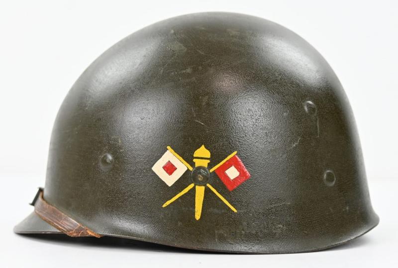 US WW2 Captain Eight Army M1 Helmet Liner