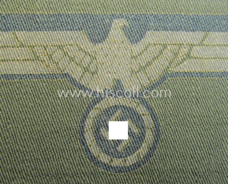 Attractive - and actually rarely seen! - WH (Heeres) breasteagle (ie. 'Brustadler für Mannschaften u. Unteroffiziere des Heeres') being of the 'last-ditch'- (ie. later-war-period-) and/or entirely 'printed'-pattern