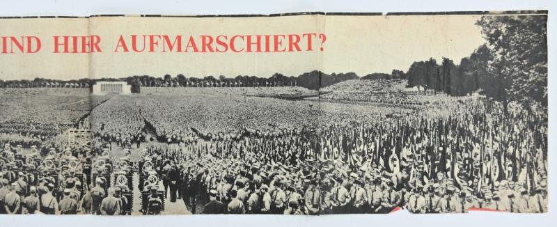 Allied WW2 Droppingsflyer 'Wie viele sind hier Aufmarschiert?'