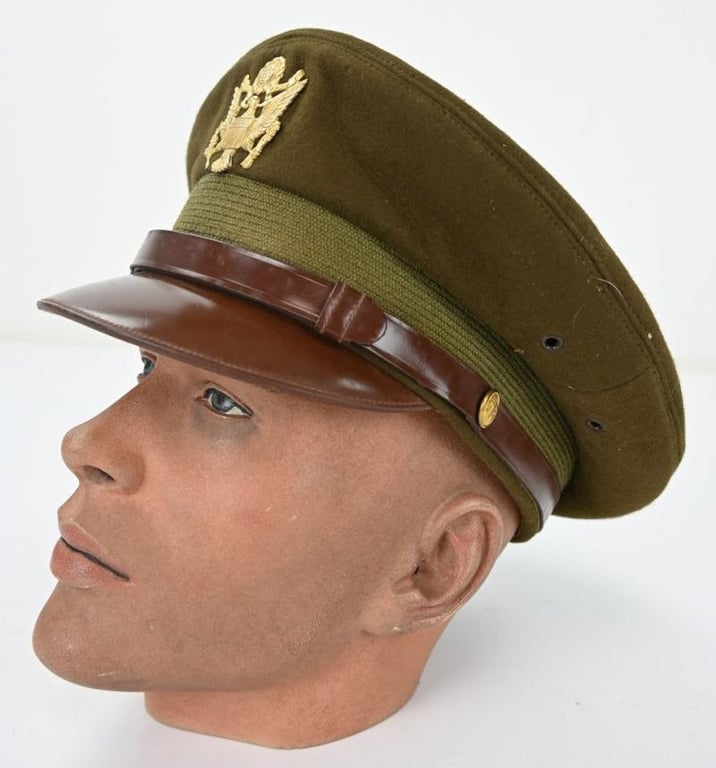 US WW2 Officer's Semi-Crusher Visor Cap