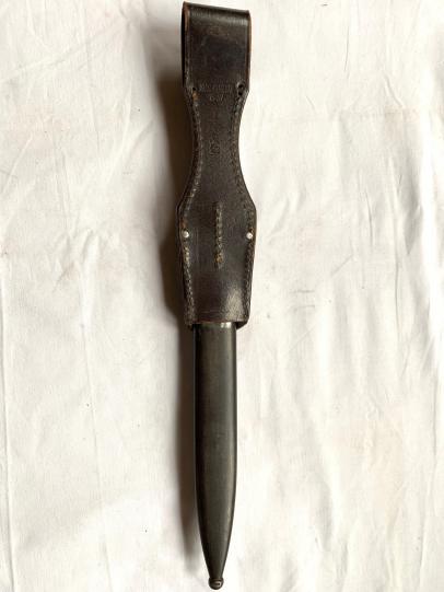 K98 Combat Bayonet with Leather Frog