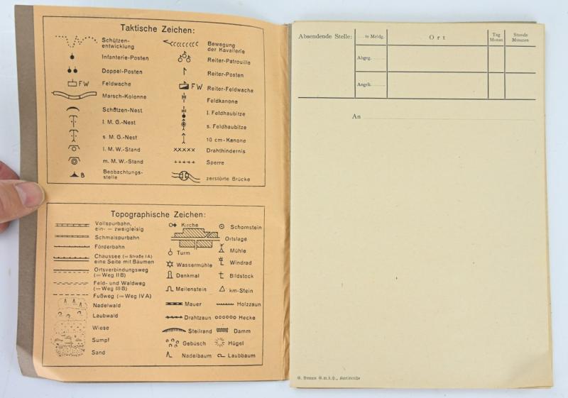 German WH Mapcase Notebook