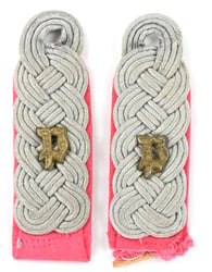German WH Panzer Officer's Shoulderboard set