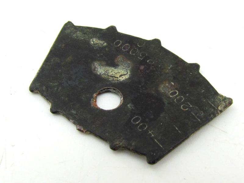 German WWII Officer's Map Case Ruler