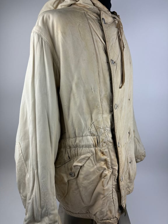WW2 German Wehrmacht Reversible Camouflage Winter Parka.