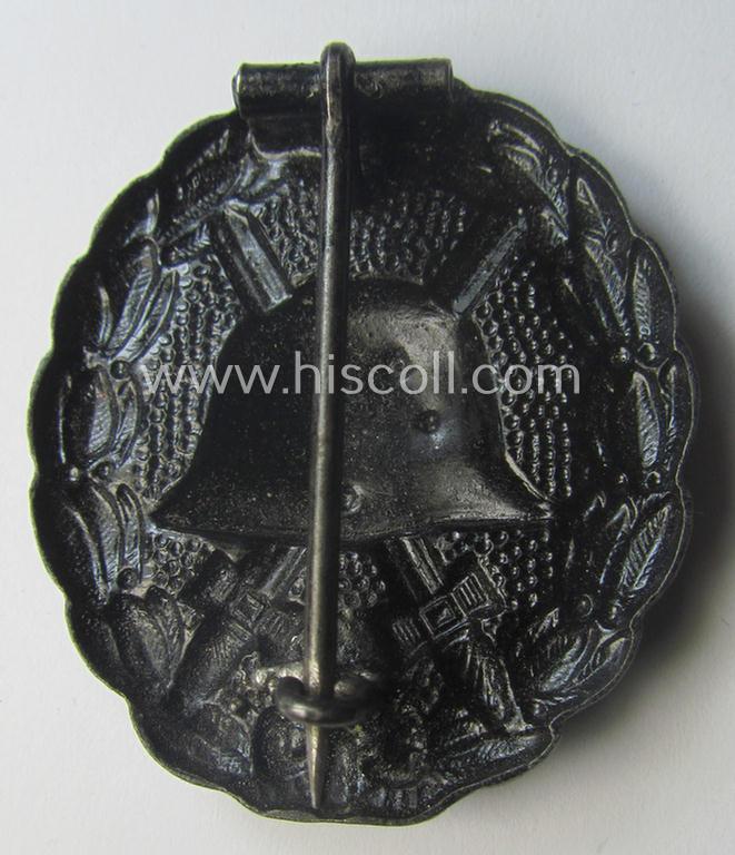 WWI-pattern black-class wound-badge (ie.: 'Verwundeten Abz. in Schwarz')