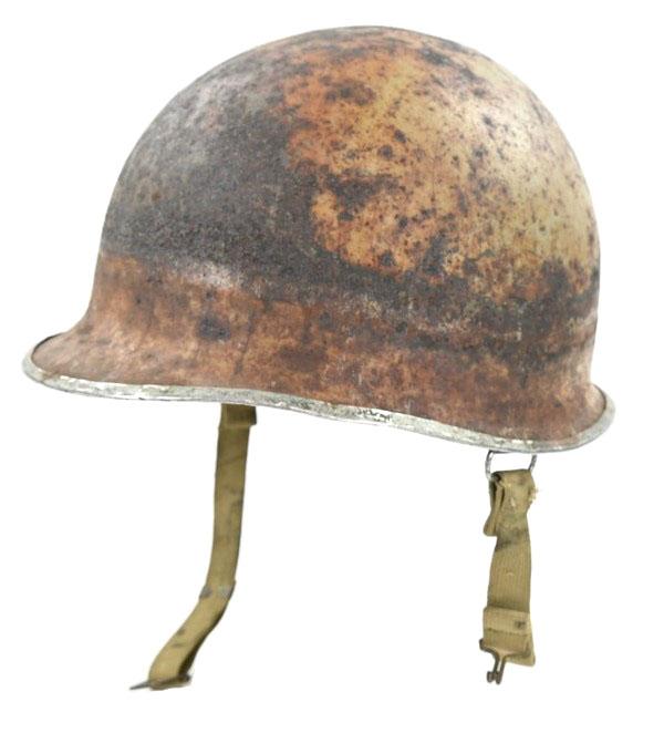 US WW2 Salty Navy M1 Helmet