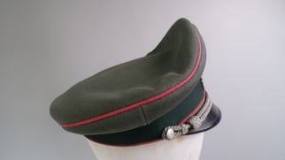 Named Heer Officers Panzer Schirmmutze