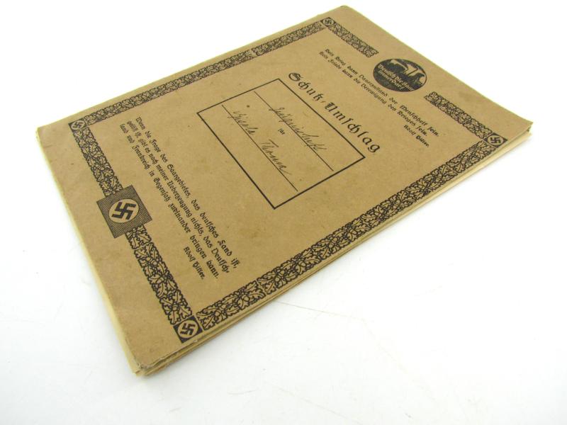 German WWII Era certificate booklet ( Zeugnisheft )