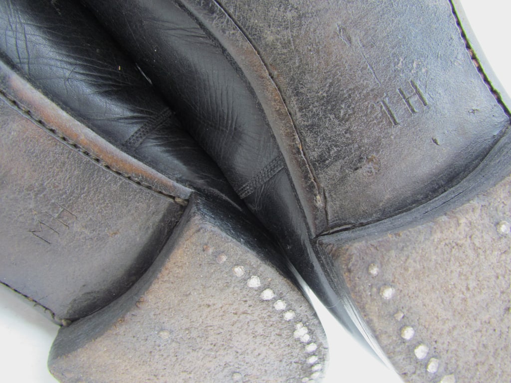 German Wartime "Salamander" Dress Shoes with Shoe Lasts