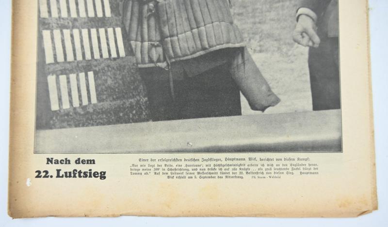 German Berliner Illustrierte Zeitung Newspaper 1940