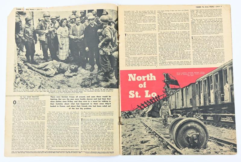 US WW2 Yank Magazine July 9, 1944 British Edition