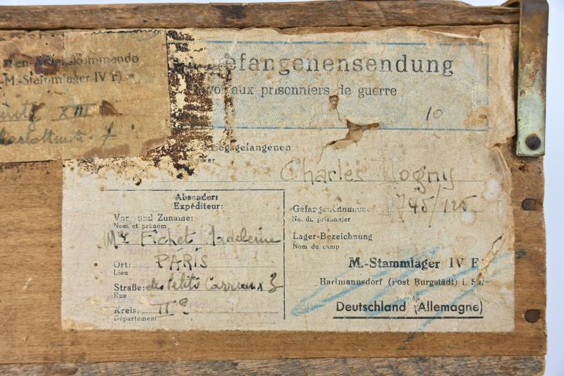 French WW2 POW Post Package 1942