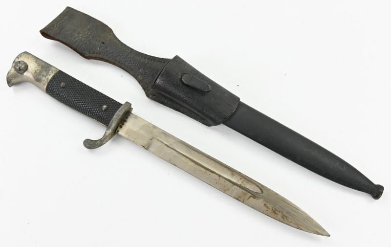 German WH Short K98 Parade Dress Bayonet with Frog