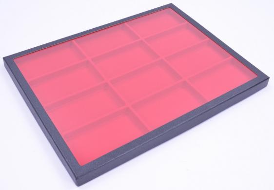 Two Riker 160 Display Cases with 12 compartments